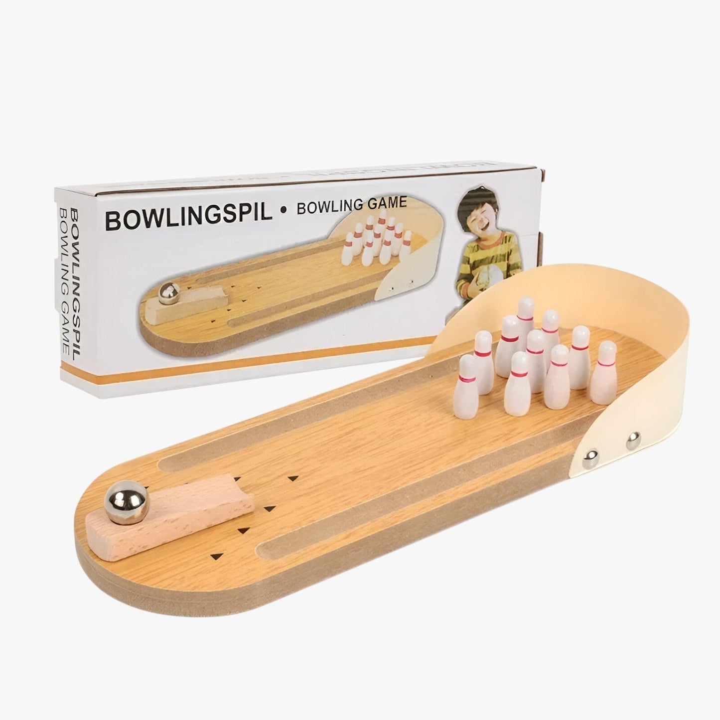 Philip | Mini-Holz-Bowling-Spiel