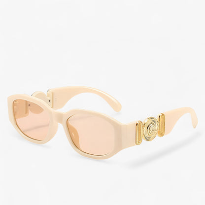 Liam | Kleine rechteckige Sonnenbrille für Reisen und Vintage-Stil