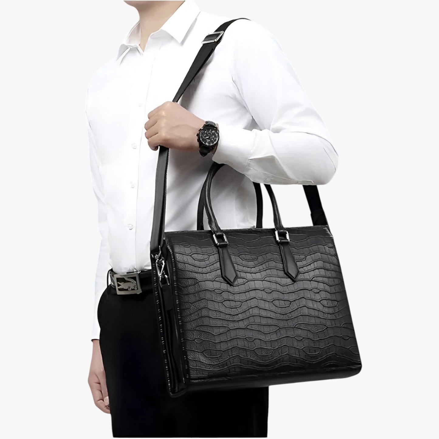 Kobe | Hochkapazitäts-Lederkoffer