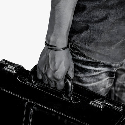 Gael | XIYANIKE Fester Vintage-Armband aus Silber im Punk-Stil Unisex