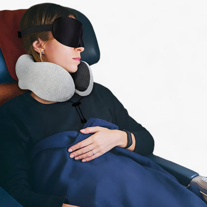 CloudRest | U-förmiges Reisekissen - Gedächtnisschaum für Nackenstütze