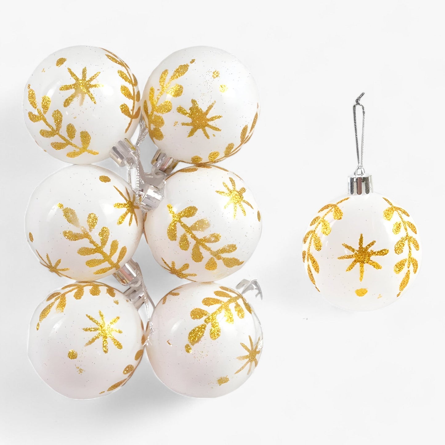 Weihnachten | 6 Stück Weihnachtskugeln – ideale Dekorationen für den Baum