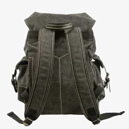 Conor | Rucksack für Trekking aus Stoff und Leder mit Großem Fassungsvermögen