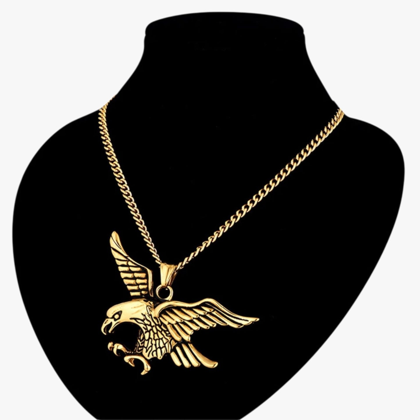 Emanuel | Punk-Adler Edelstahl Halskette