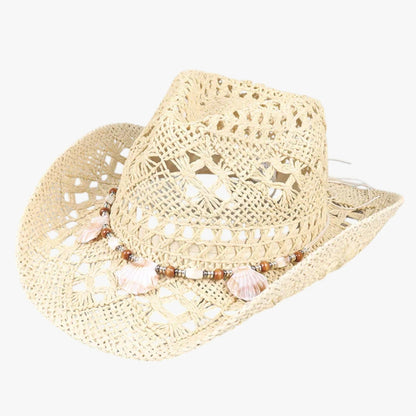 Skye | Cowboy-Hut Unisex aus Vintage-Stroh