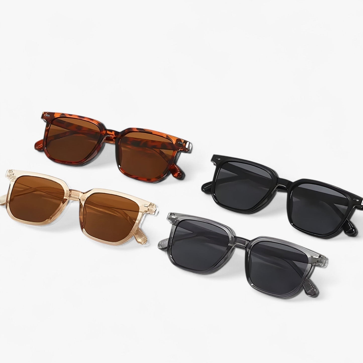 Felix | Unisex Retro-Stil Vintage Quadrat Sonnenbrille