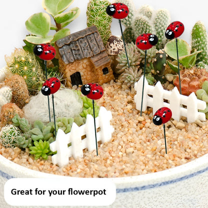 Marienkäfer Gartenstecker Set 10 Stück
