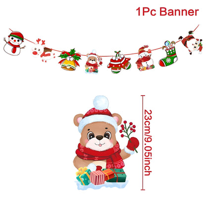 MerryBanner | Weihnachtsbanner-Girlande – verleihen Sie Ihrem Zuhause eine festliche Note