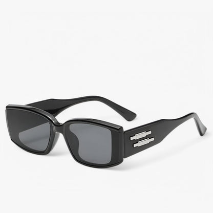 David | Retro Sonnenbrille mit kleiner rechteckiger Fassung