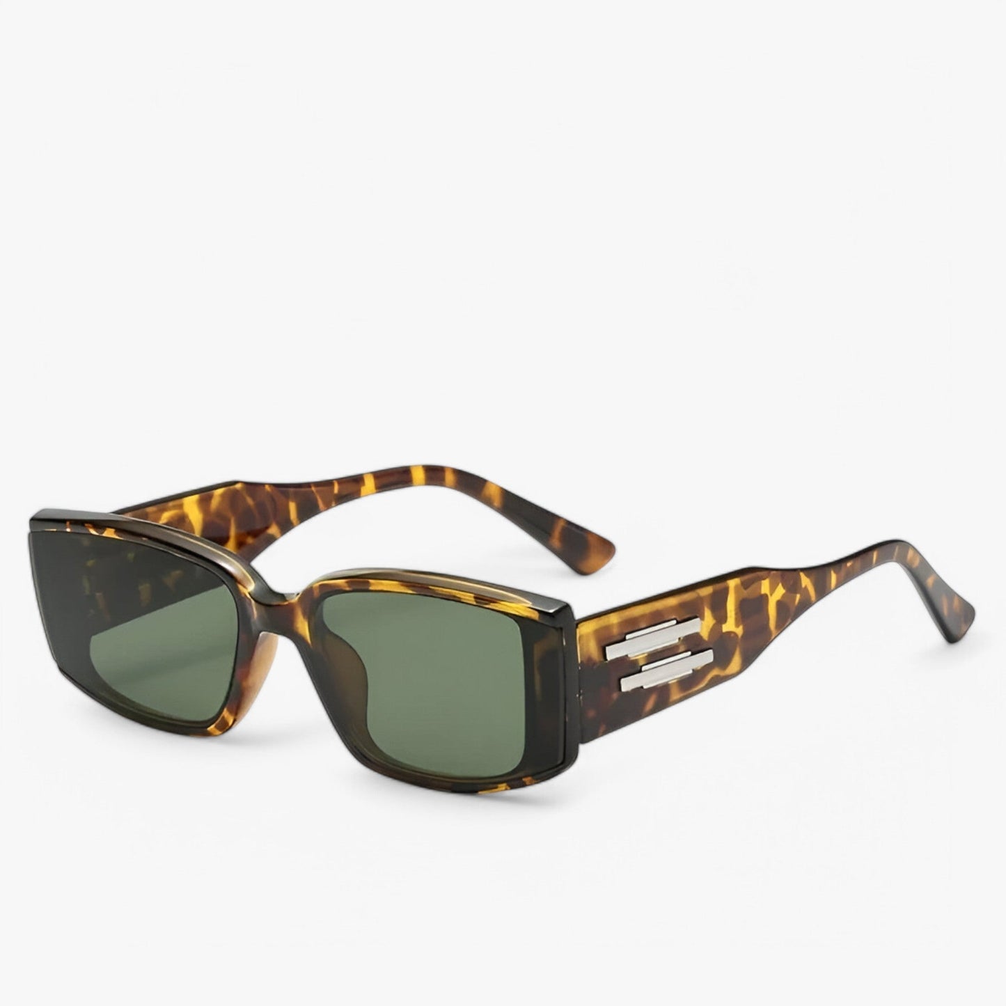 David | Retro Sonnenbrille mit kleiner rechteckiger Fassung