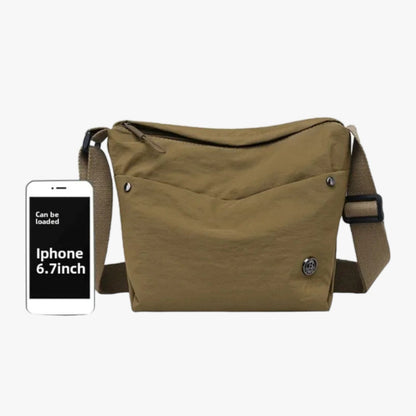 Sara | Damen Umhängetasche aus Wasserfestem Nylon, Großzügig und Modisch