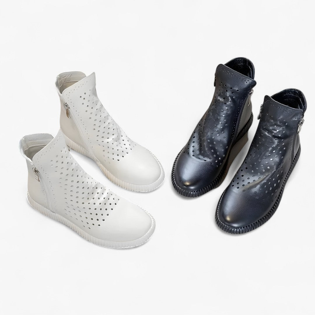 Dalia | Gladiatorenschuhe aus echtem Leder mit schmalem Schnitt im Boho-Stil