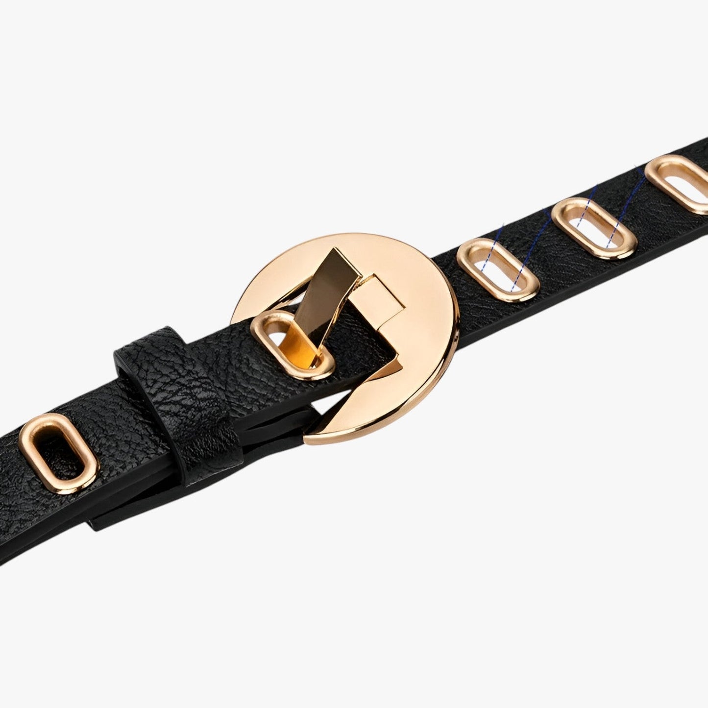 Ellie | Verstellbarer Grunge-Gürtel für Damen im Punk-Stil mit Edelstahl-Schnalle