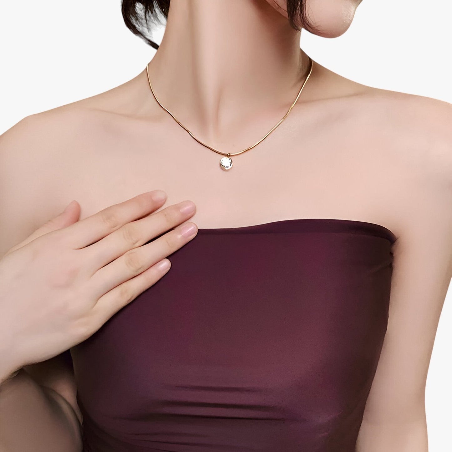 Nina | 2025 Glänzende Goldene Kette – Einfach, Elegant und Nachhaltig