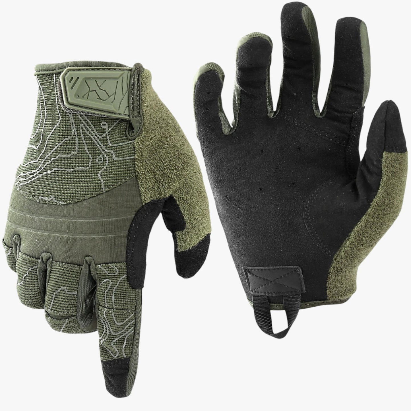 Troy | Vollfinger-Taktik-Handschuhe mit atmungsaktivem Touchscreen