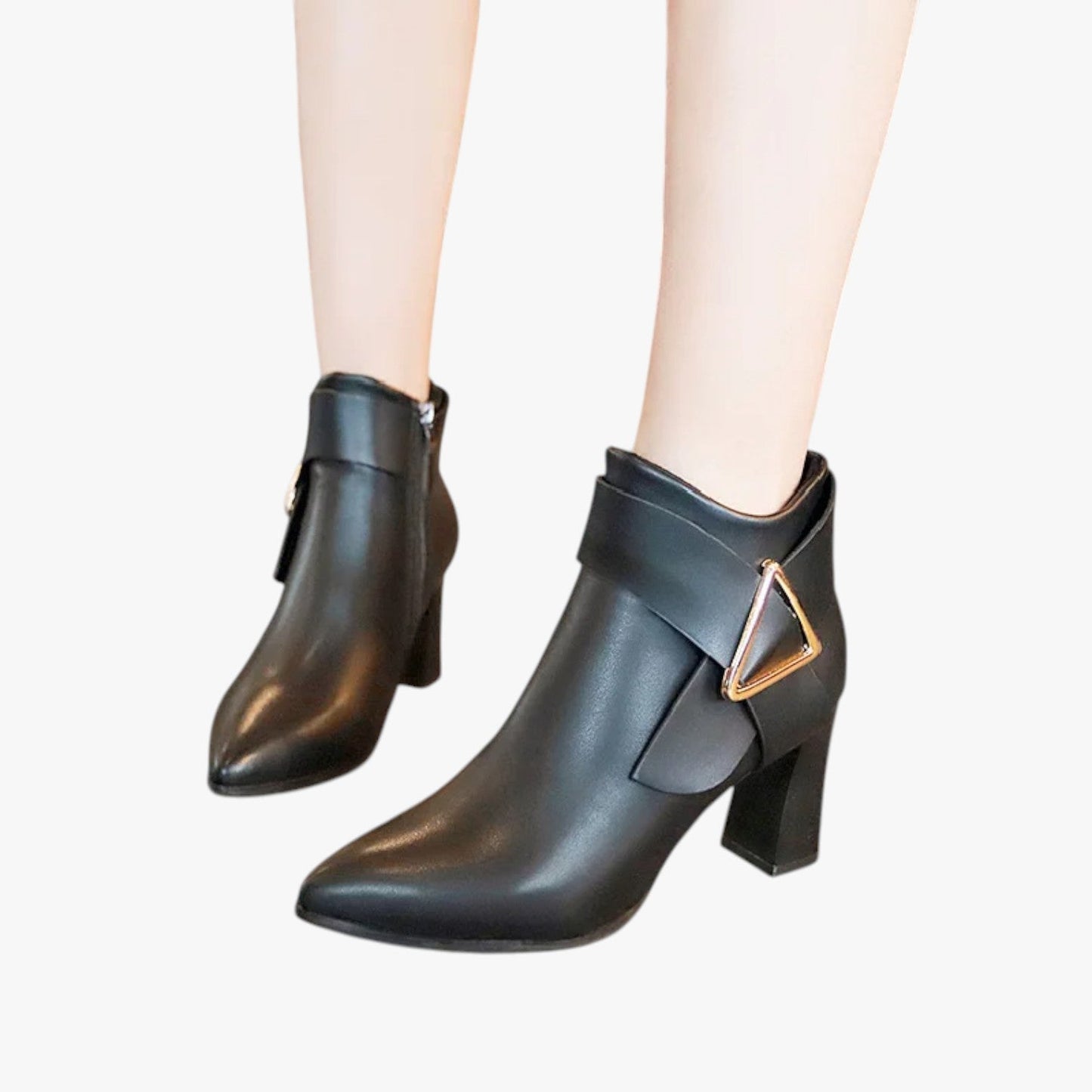 Kayla | Wasserdichte Stiefeletten mit Absatz: Eleganz und Komfort für jede Saison