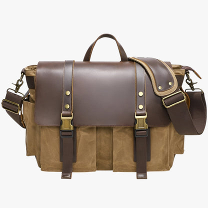 Israel | Vintage-Leder-Messenger für Börse