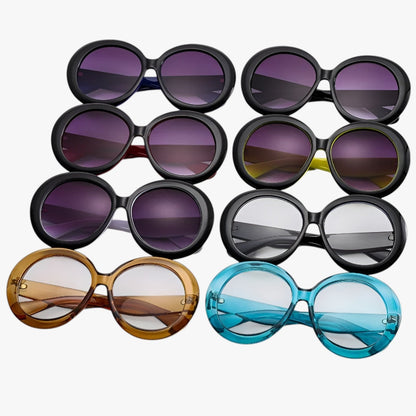 Daphne | Luxuriöse oversized runde Sonnenbrillen