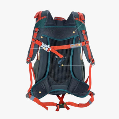 Jaylen | Outdoor Rucksack 30L Wasserdicht Robuste Leichtbereit für Abenteuer