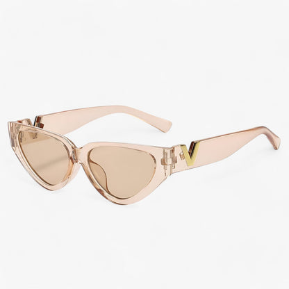 Samara | Luxus Glamour Katzenaugen Sonnenbrille für Damen - UV400-Schutz