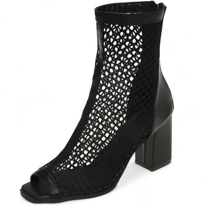 Elena | Sommerschuhe mit atmungsaktivem Plateau aus Netz