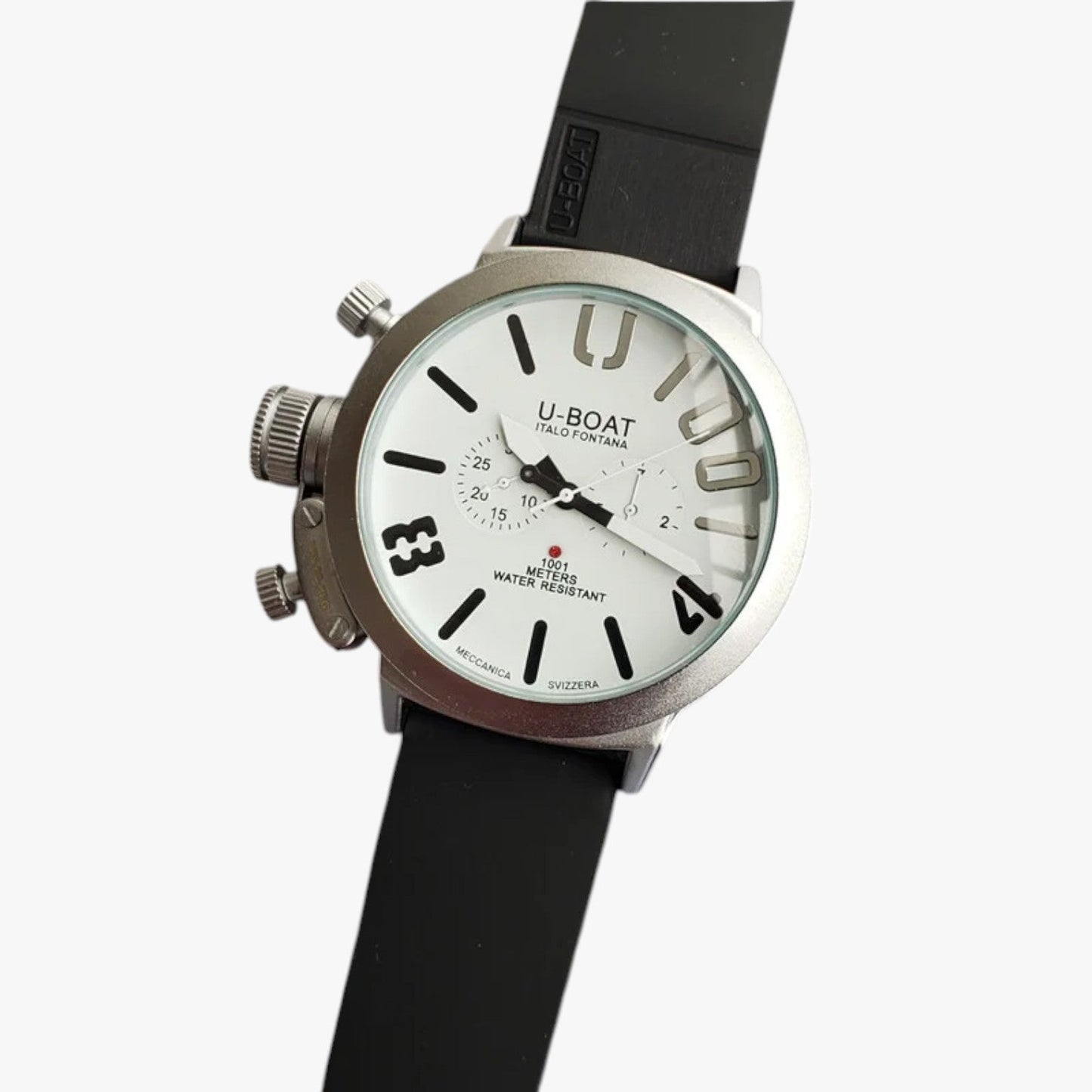 Kian | Sportuhr aus Edelstahl mit Silikonarmband