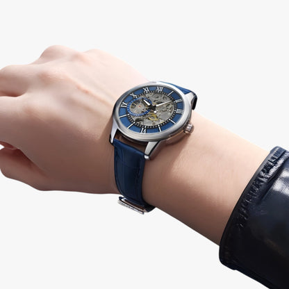 Robert | Elegante wasserdichtes Armbanduhr aus Leder