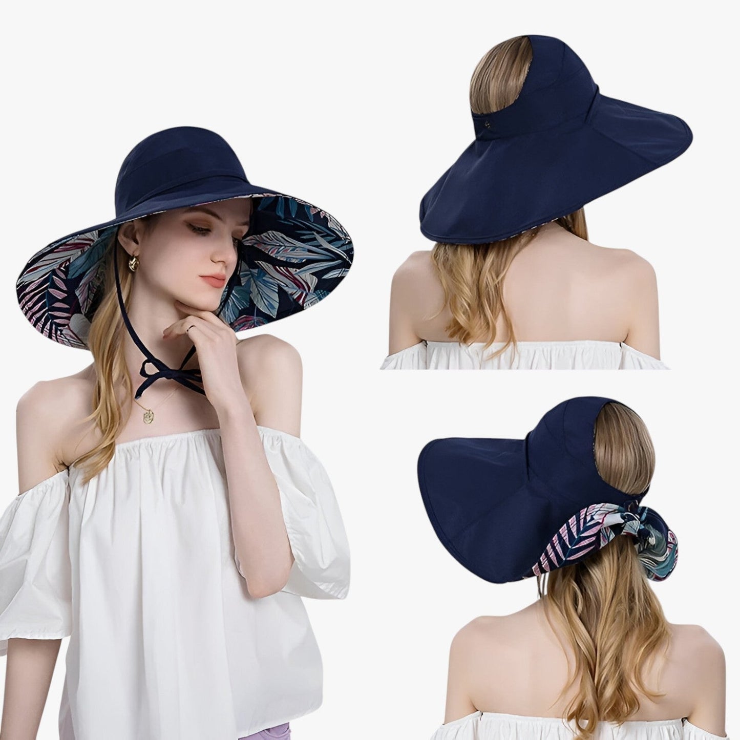 Marjorie | Sommerhut mit breitem Rand – Ultima UV-Schutz im Boho-Look