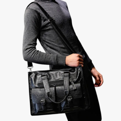 Jerry | Kunstleder Schulter-Geldbörse für Arbeit und Reisen