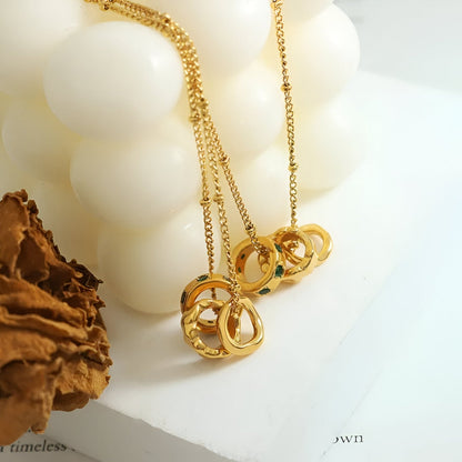 Kleine Schleife Zirkon-Halskette - Glänzend, haltbar & wasserfest