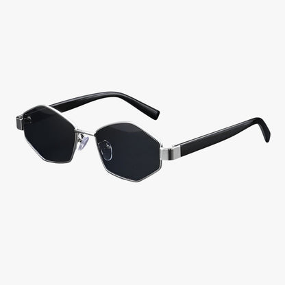 David | Polygonale Sonnenbrille UV400 – Unisex-Stil und Schutz für Outdoor-Sport