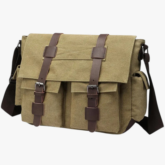 Harlan | Vintage Ledertasche für Männer mit Schultergurt