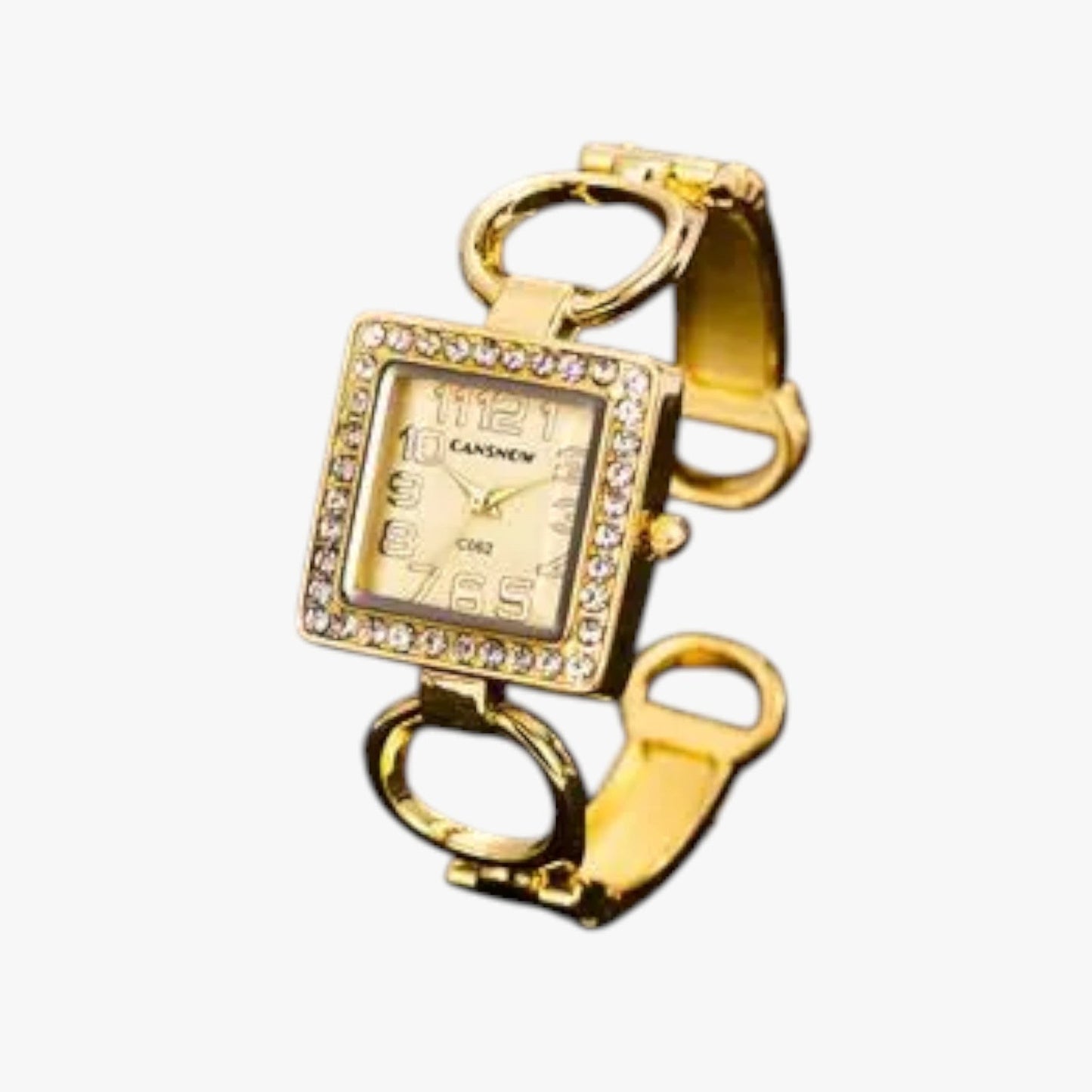 Freya | Modischer Damenuhrenarmreif mit Quarzarmband