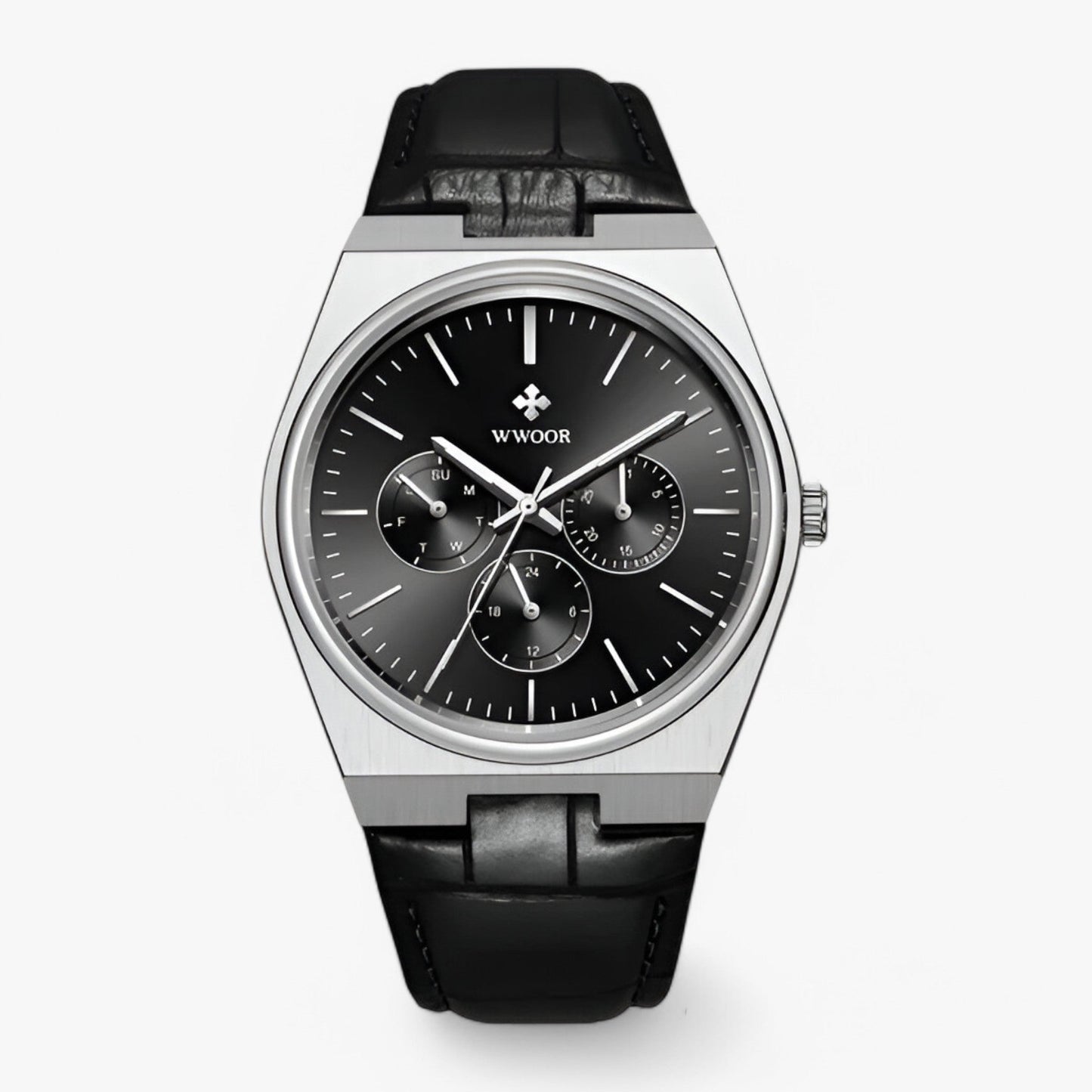 Ronan | Quarz-Uhr aus Stahl mit Saphirglas