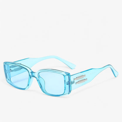 David | Retro Sonnenbrille mit kleiner rechteckiger Fassung