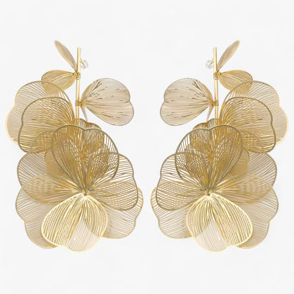 Zoë | Vintage-Blumen-Ohrringe – Elegant und Einzigartig