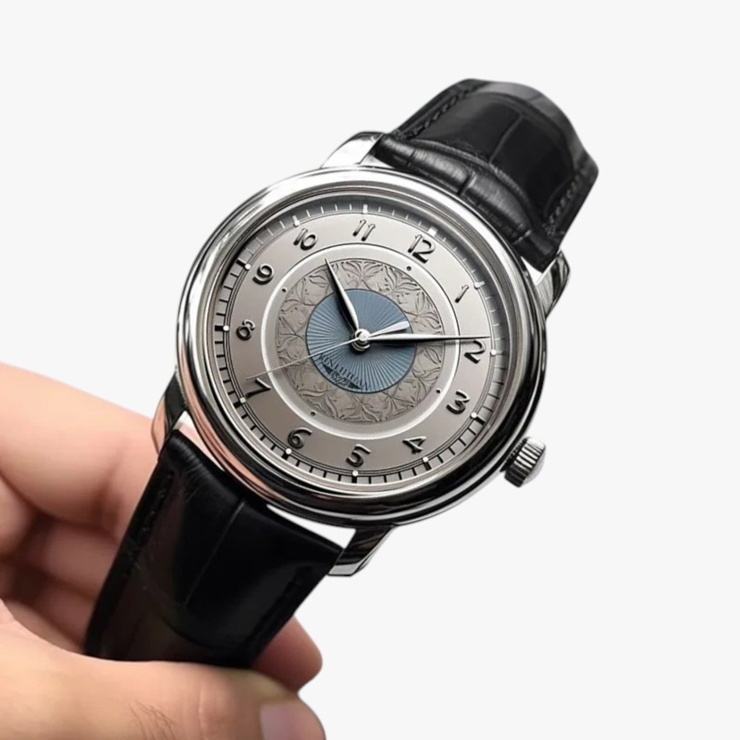 Simon | Herrenarmbanduhr aus Leder im Businessstil wasserdicht