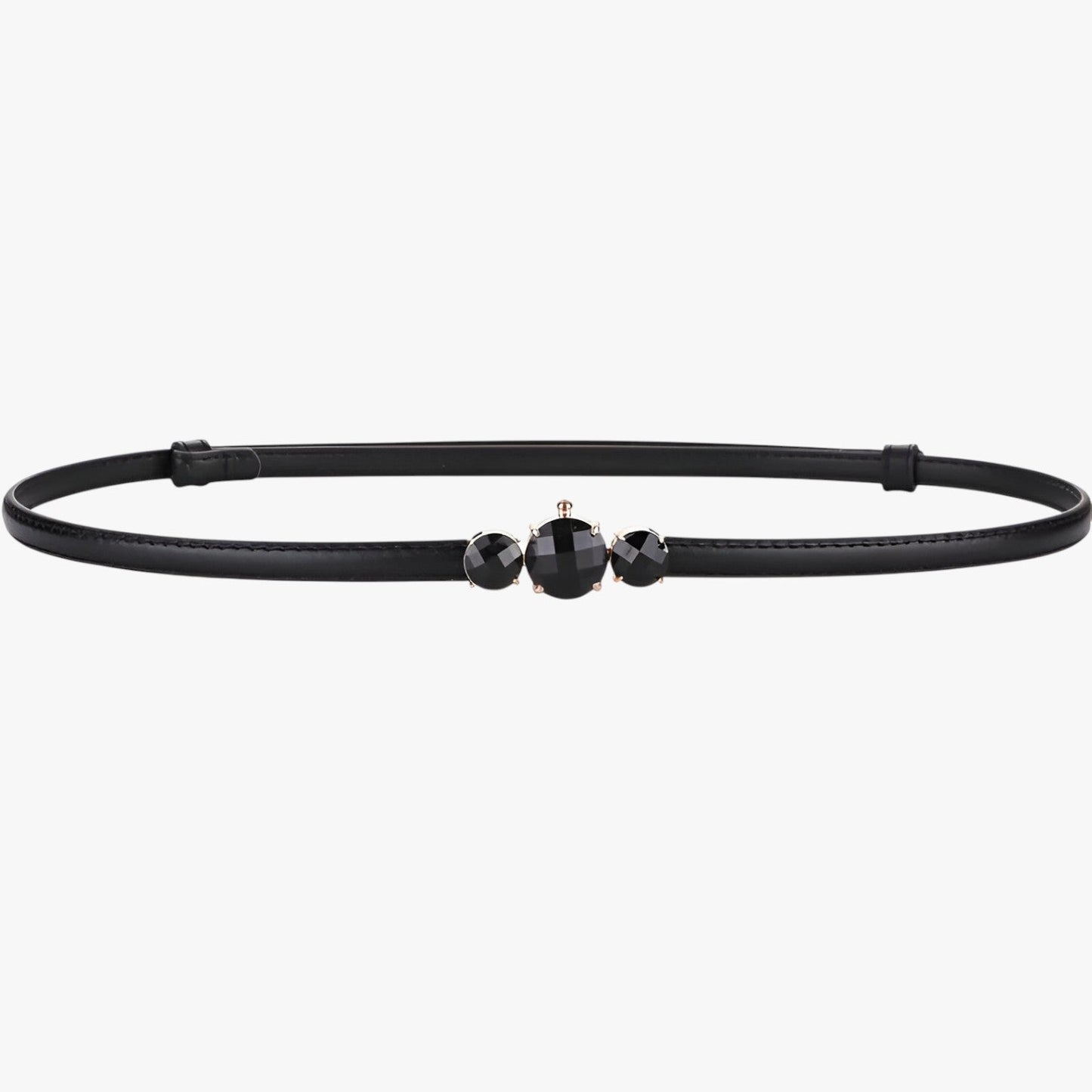 Caesy | Schmale Taille aus echtem Leder - Verstellbare Eleganz