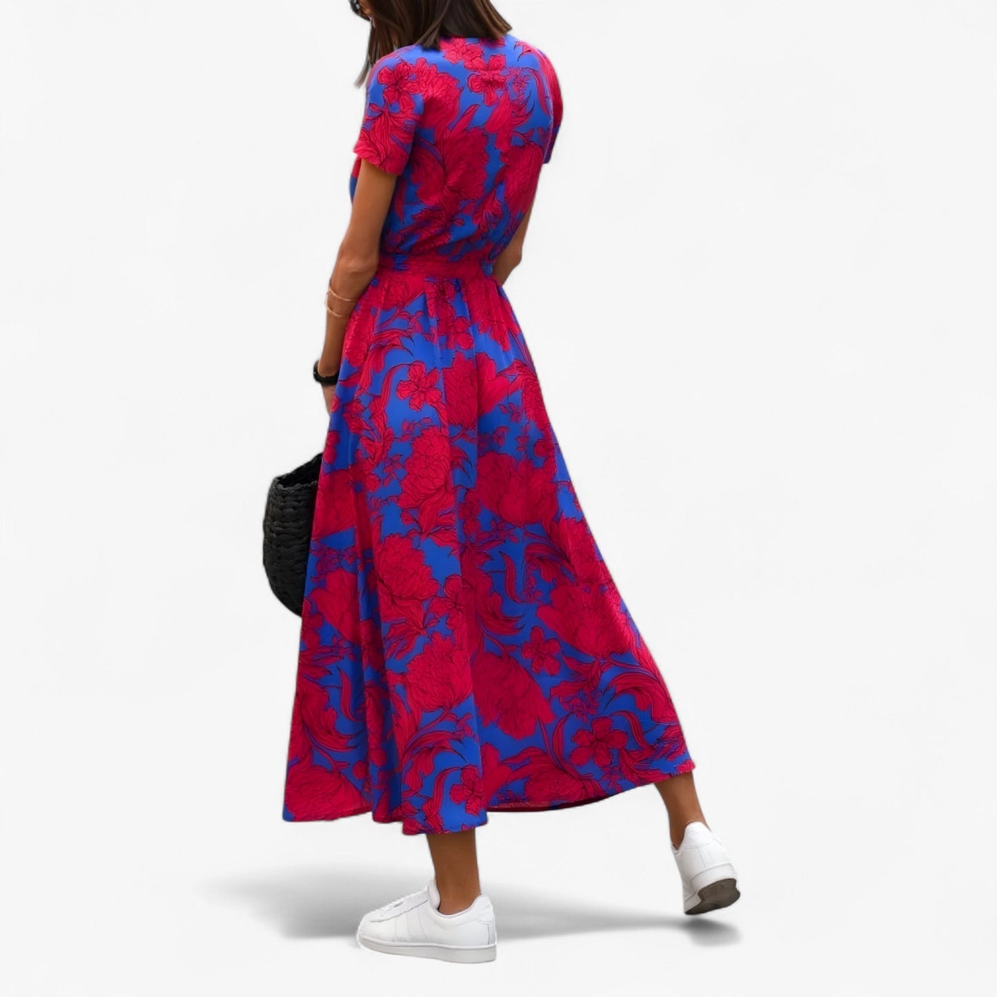 Nery - Elegantes Kleid mit V-Ausschnitt