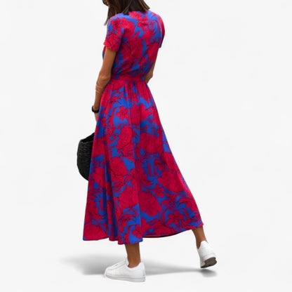 Nery - Elegantes Kleid mit V-Ausschnitt