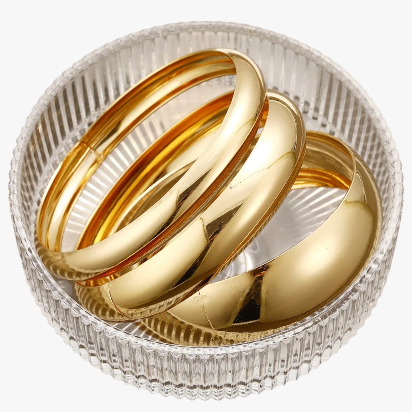 Lauren | Auffälliges Goldarmband-Set für Damen