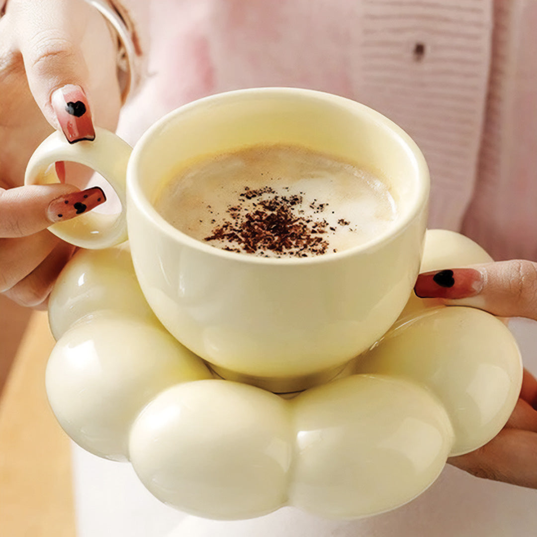 Sonnenblumentasse | Schönes Blumendesign für den Morgenkaffee
