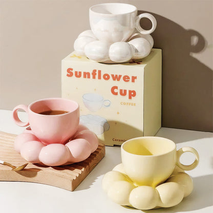 Sonnenblumentasse | Schönes Blumendesign für den Morgenkaffee