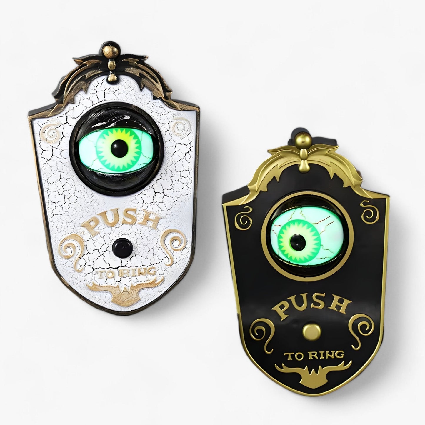 Halloween-Spinne Klingel | Leuchtende Horrordekoration - Gruseliger Klang & Leuchtendes Auge für eine Geisterhaus-Atmosphäre