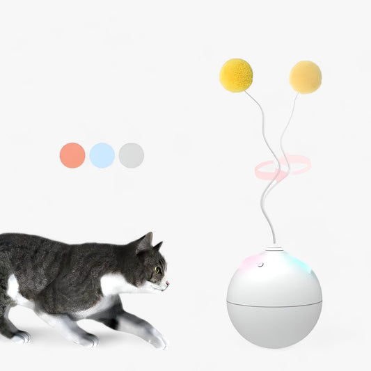 Automatisches Spielzeugball für Katzen - Stimuliert und Unterhält