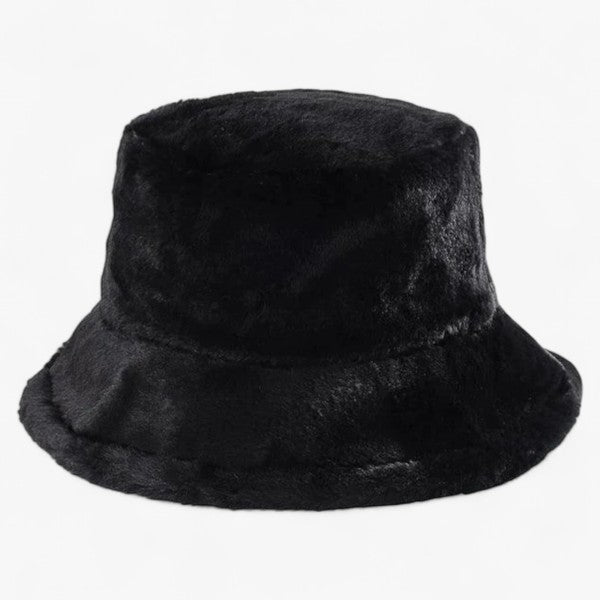 Jasmijn - Winterkappe mit Leopardenmuster aus Kunstpelz