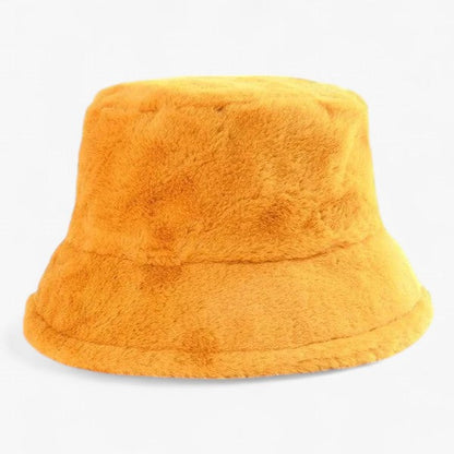 Jasmijn - Winterkappe mit Leopardenmuster aus Kunstpelz