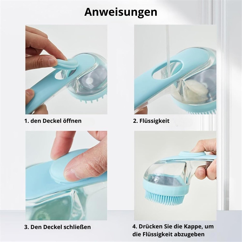 PetBath™ | Die ultimative Bade- und Massagebürste für Haustiere | 1+1 GRATIS