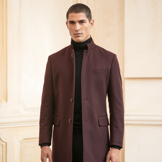 Stilvoller langer Mantel - Ikonische Eleganz