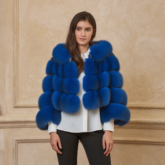 Weiche Kunstpelzjacke Schnee - Luxuriöse Wärme und Eleganz